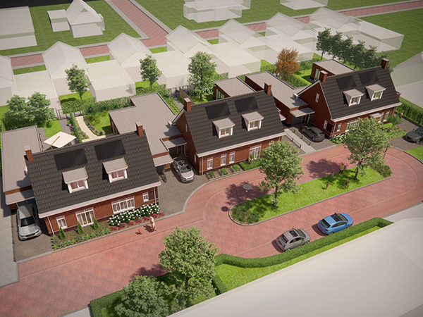 Zes woningen
